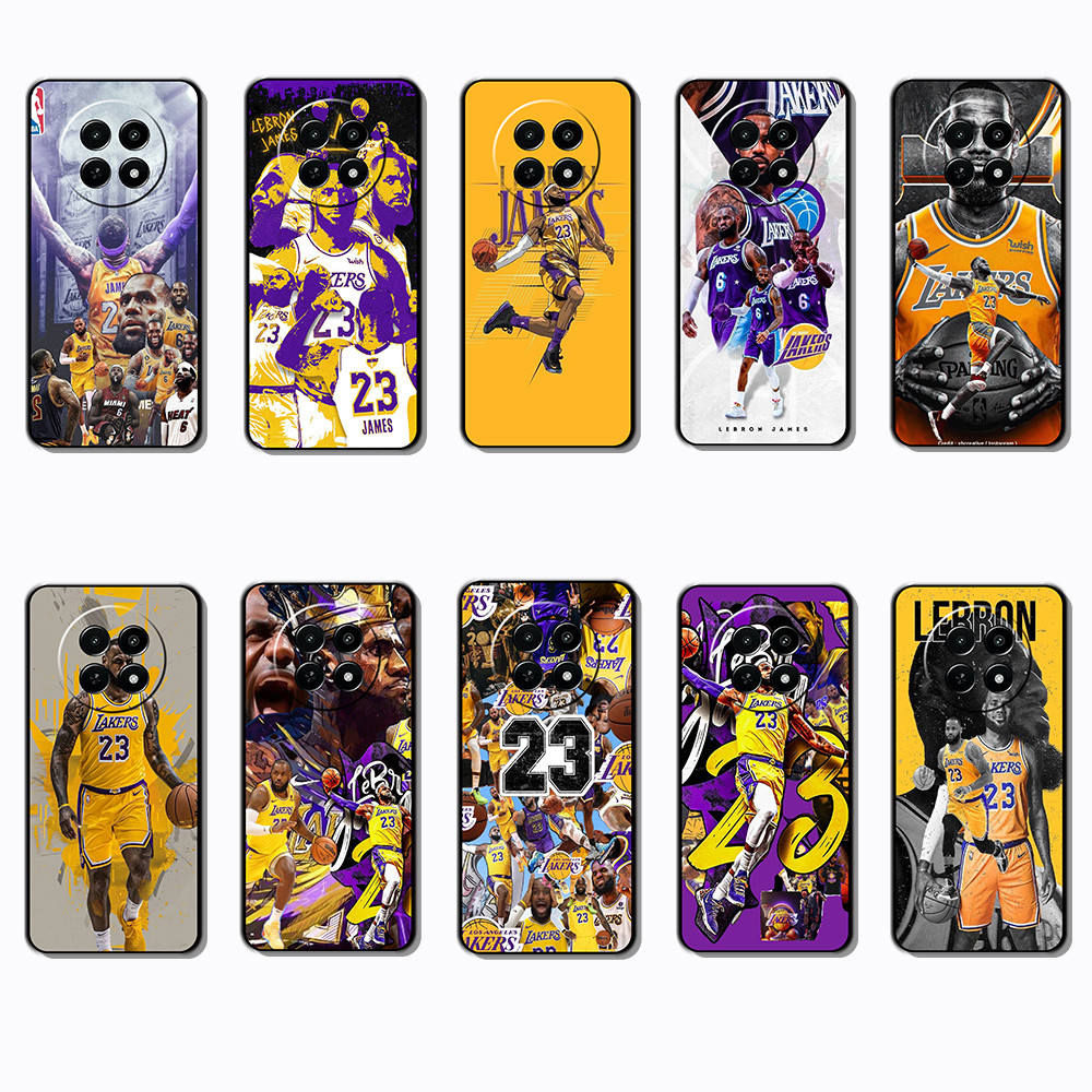เคสโทรศัพท์สีดํานุ่มสําหรับRealme 12 5G 12X 13 C65 Narzo N65 70X 5G FG12 LeBron Jamesปลอกป้องกันการต
