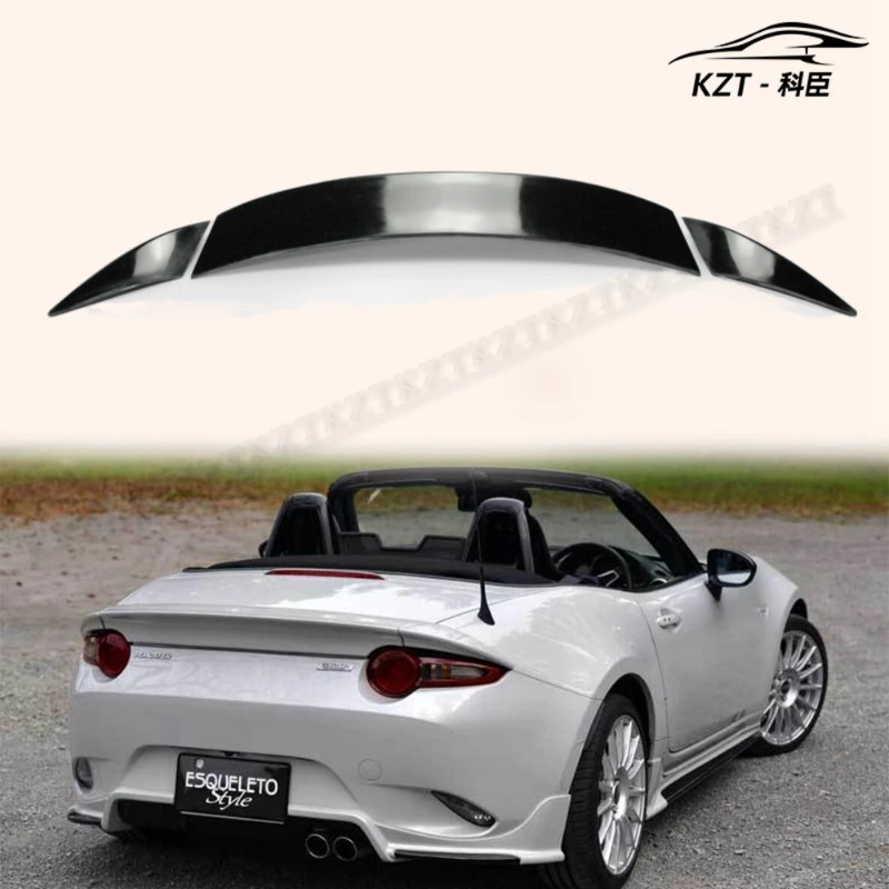 For Mazda Mx5 Nd5Rc Miata Roadster Esq Style Rear Spoiler (3 Pcs, Softtop Only) Fiber Glass
