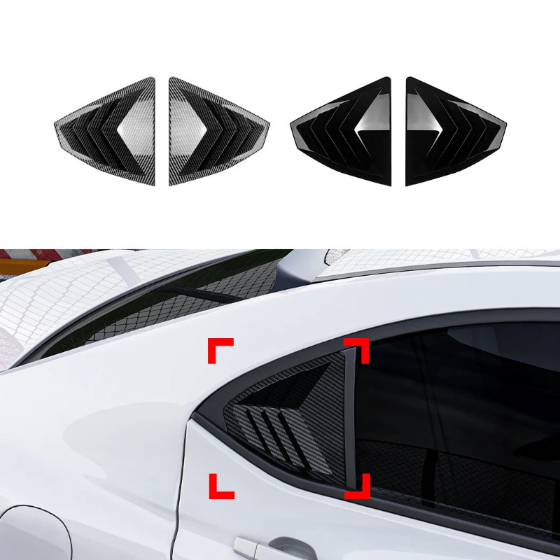 Suitable for Subaru WRX STI VB 2022+ Car Rear Window Triangular Louver Car Stickers Blinds Trim Cov