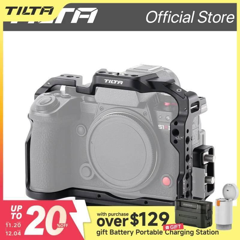 TILTA TA-T80-FCC กรงกล้องเต็มรูปแบบสําหรับกล้อง Panasonic S1R II สําหรับ Lumix S1R II, S5 II, S5 IIX