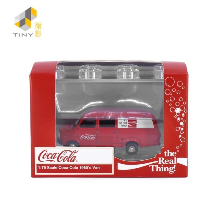 Tiny Micro Shadow 1/76 City Alloy Car Big Head Ford Coca-Cola COKE008