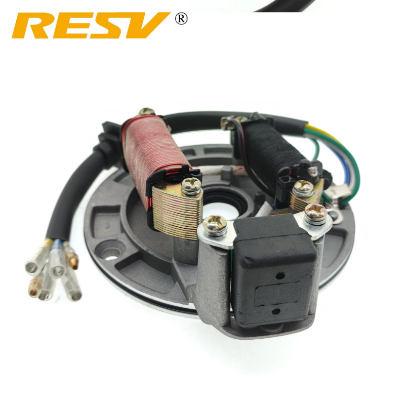 RESV for JH70 JH 70 Stator Plate Pickup Magneto Ignition Coil Rotor For Pit Bike 70cc 90cc 110cc 12