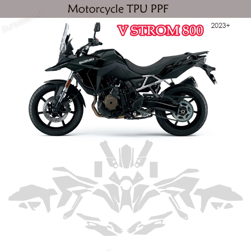 Protective Film For SUZUKI 800 VSTROM800 TPU PPF V STROM 800 2023-2024 Paint Protection Membrane Bo