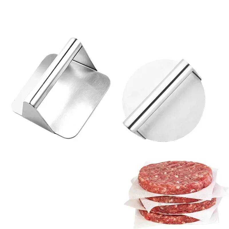 C Burger Press 304 Stainless Steel Non-Stick Meat Beef Grill Burger Press Patty Maker Burger Maker