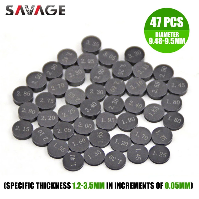 Adjustable Valve Shim Gasket Kit 10mm/9.48mm/8.85mm/7.48 mm Motorcycle Engine Parts For Honda for S