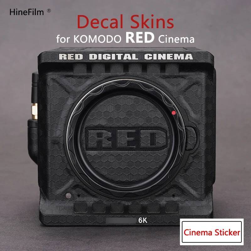 สีแดง Komodo 6K Decal ผิวสําหรับสีแดง KOMODO 6K กล้อง Skins Protector Warp ฝาครอบสติกเกอร์ฟิล์ม Anti