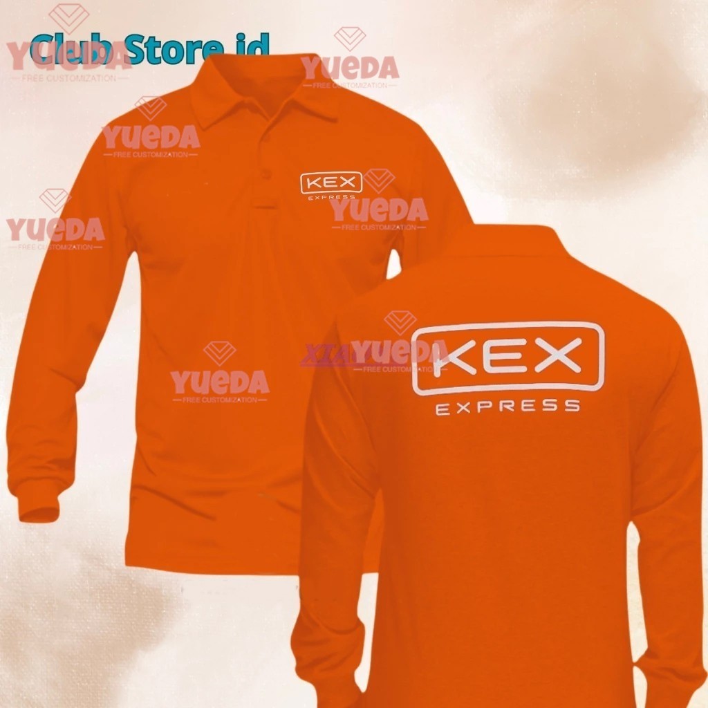 ((xinghe02) เสื้อโปโลบริษัทขนส่งKEX EXPRESS เสื้อคอปก ผ้าหนานุ่ม ใส่สบาย มี6ไซส์ S M L XL 2XL 3XL สิ