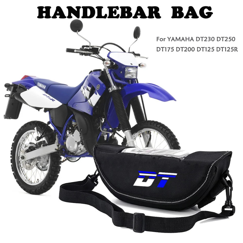 Motorcycle Waterproof Handlebar Travel Phone GPS Bag for YAMAHA DT230 DT250 DT175 DT200 DT125 DT125