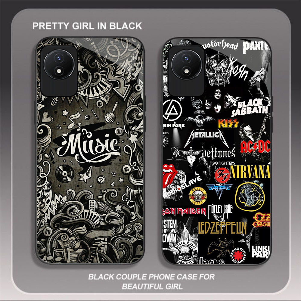 HK-42 Rock Band แก้ว KACA สําหรับ VIVO V17 Y67 Y02T Y02 Y81S Y66 Y81 V5 Y81i Y02A V19 Pro Lite