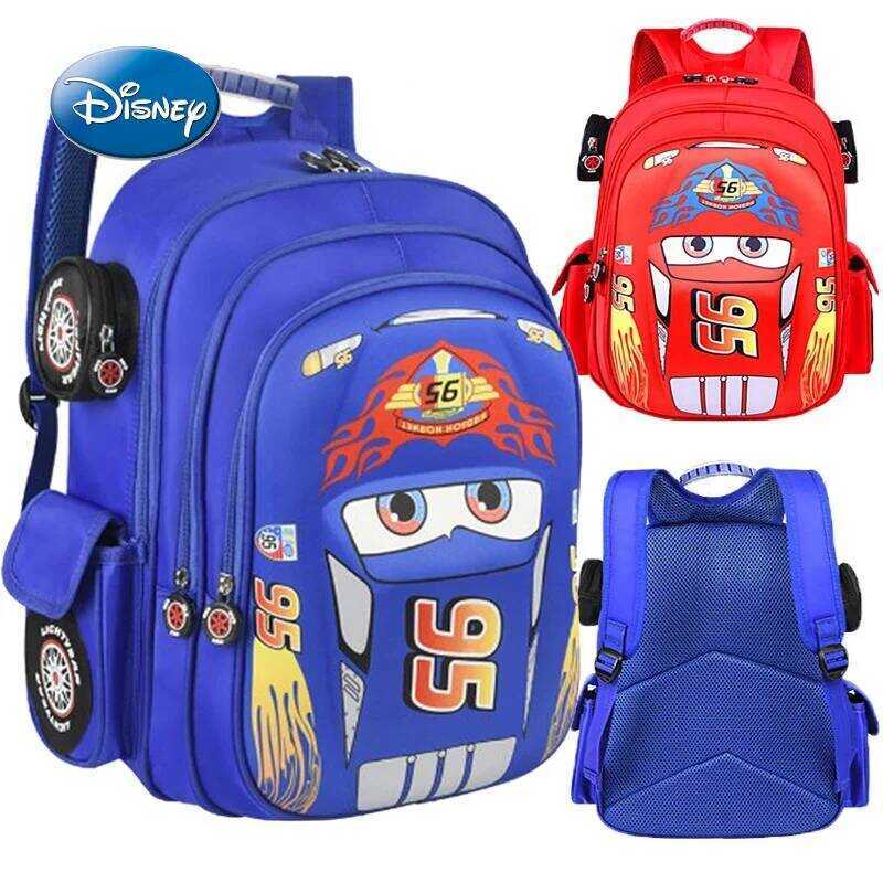 C Car Cartoon Bag Boys Girls Primary School 3-12 Years Old Kindergarten Cartoon Backpack