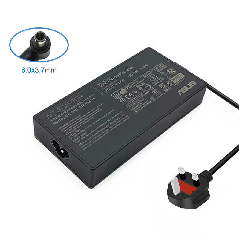 20V 7.5A 150W ADP-150CH B 6.0x3.7 มม.อะแดปเตอร์ AC แล็ปท็อปชาร์จสําหรับ Asus Rog G531GT G731GT FX505