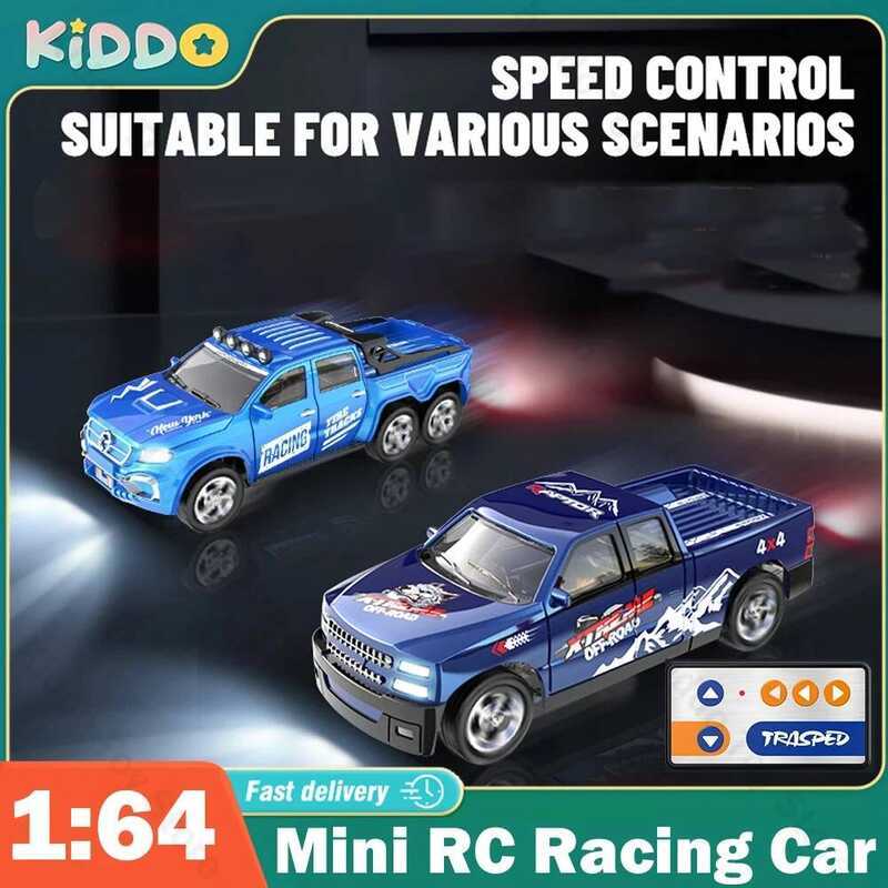C RC Cars 2.4G 5-Channel 1:64 Alloy Mini Remote Control S Drifts Long Endurance Electric Off-Road V