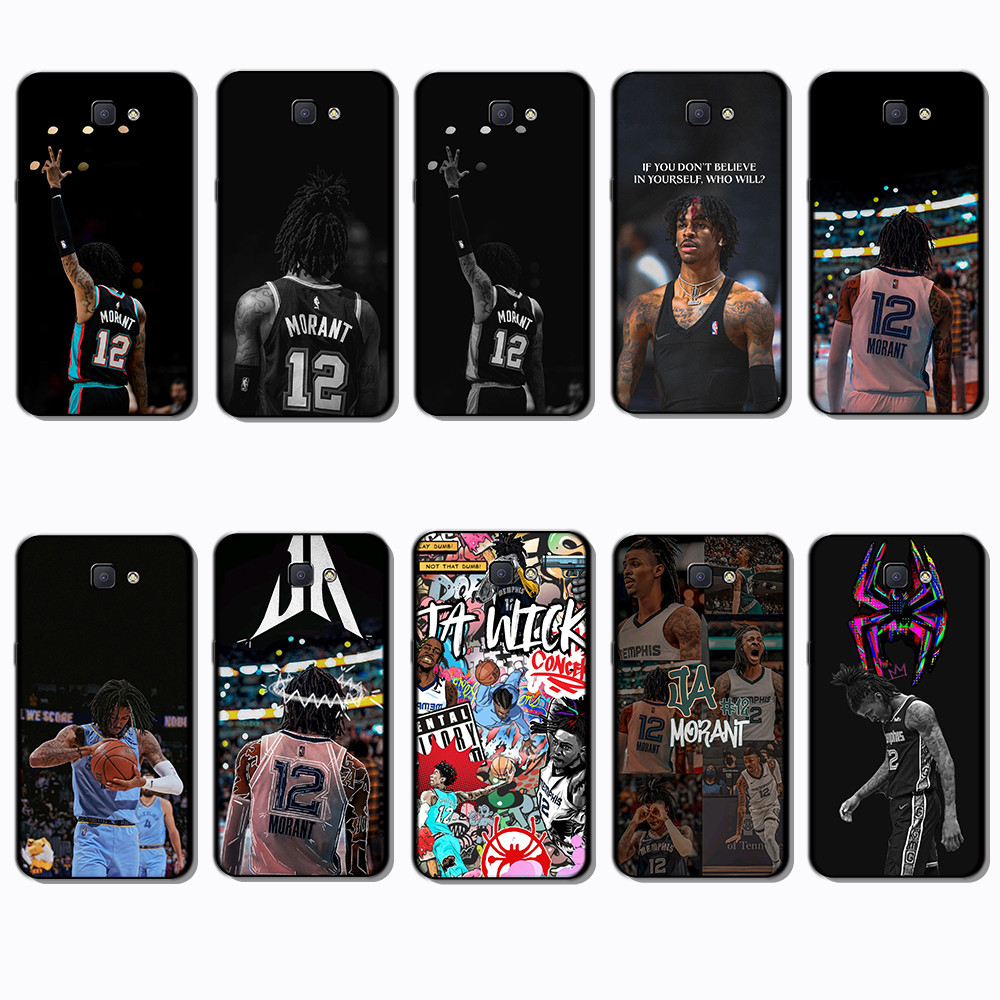 เคสโทรศัพท์สีดํานุ่มสําหรับ Samsung Galaxy J4 J4 Plus J4 J5 J7 J6 Prime NG14 Ja Morant ปลอก Anti fal