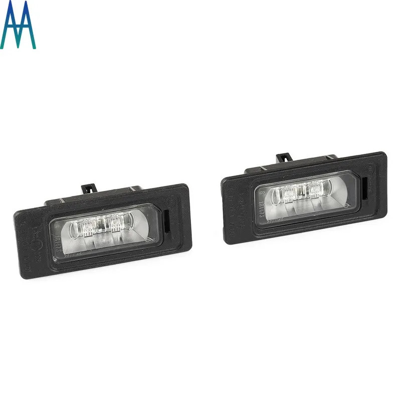 4G0943021A 2pcs License Plate Light Lamp for  Audi A4L Q3 Q5 A6L C8