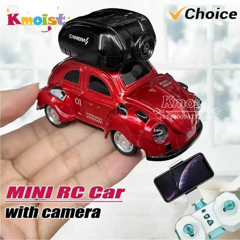 C 1/ 46 4Ch Mini RC Car Lighting Racing Vehicle 2.4G Remote Control Cars Toy With Detachable WIFI C