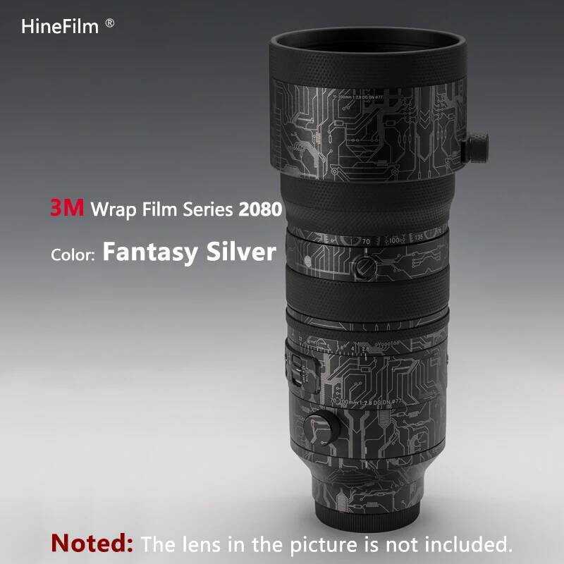 ▥ ผิวที่กําหนดเองสําหรับ 70-200 F2.8 สําหรับ Sony Mount เลนส์รูปลอกผิวสําหรับ Sigma 70 200 มม.F