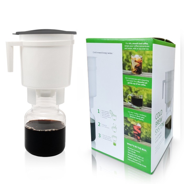 Cold Brew Coffee Bucket Commercial Ice Drip Pot Cold Brew Teapot 1.6L ถุงกรองความจุขนาดใหญ่เหมาะสําห