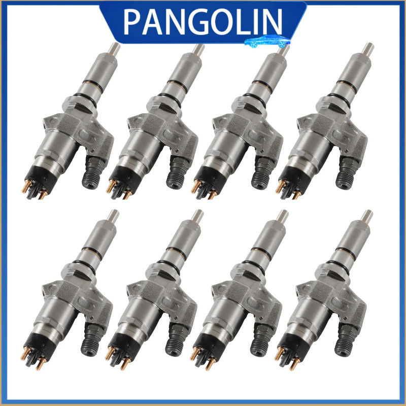 PANGOLIN 8Pcs 6.6L Bosch 0445120008 Injectors Fuel for 2001-2004 Chevrolet Silverado 2500HD/3500HD
