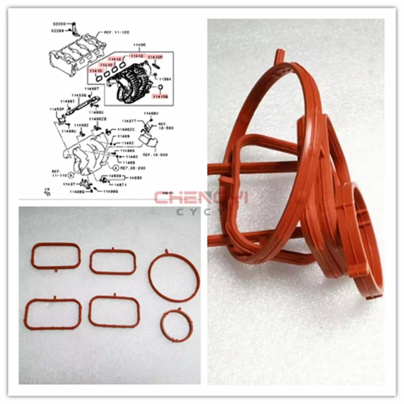 4B10 4B12 Engine Intake Manifold Sealing Ring For Outlander ASX GA2W CW4W CW5W CY4A GF7W GF8W GK2W