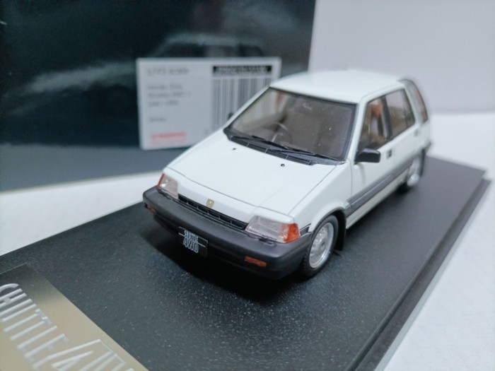 MARK43 1 43 Honda Civic Station Car Model Civic Shuttle 4WD J AR 1984 สีขาว