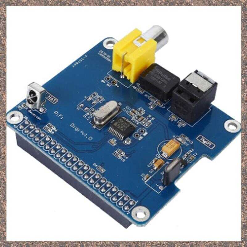 OGZS HIFI DiGi+ การ์ดเสียงดิจิตอล I2S SPDIF Optical Fiber สําหรับ 3 /2 B+