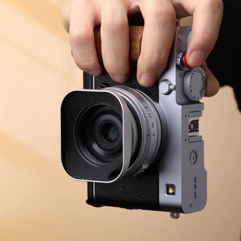 เบอร์ Song XF23 2.8 เลนส์เหมาะสําหรับ Fuji XF23mm F2.8 R WR เลนส์อุปกรณ์เสริมโลหะสี่เหลี่ยม