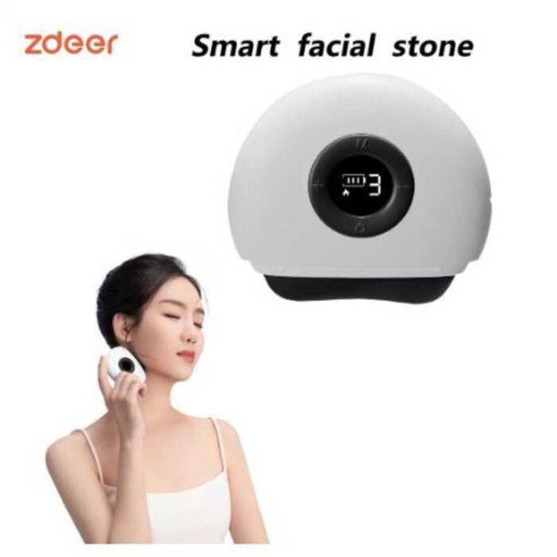 Xiaomi ZDEER Gua Sha Stone สมาร์ทหินใบหน้าไฟฟ้า Guasha เครื่องนวดหน้าสําหรับยกกระชับผิว, กําจัดริ้วร