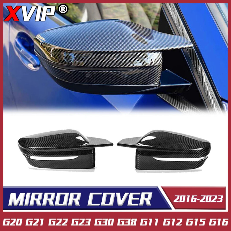 XVIP Gloss Rearview Mirror Cover Caps Cars Accessories For BMW 3 4 5 7 8 Series G20 G21 G22 G23 G30