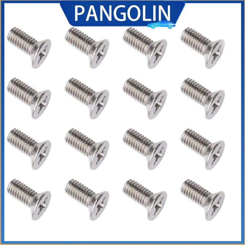 PANGOLIN Screws Rotor Brake Disc Retaining 16Pcs for Honda Acura 1980-2016/Acura CL 1997-1999, 2001
