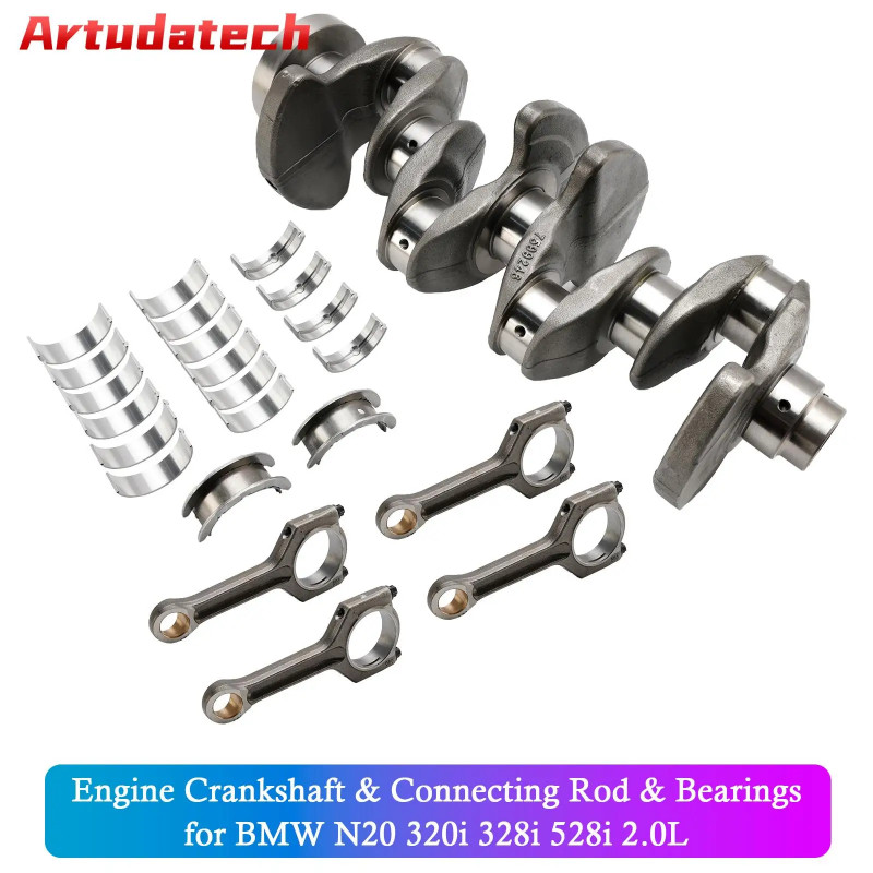 Arudatech Engine Crankshaft & Connecting Rod & Bearings for BMW N20 320i 328i 528i 2.0L Car Accesso