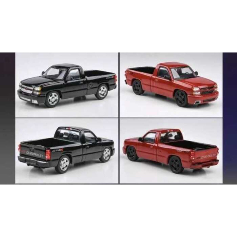 C Para64 1:64 2006 Silverado Single Cab Alloy Car Model