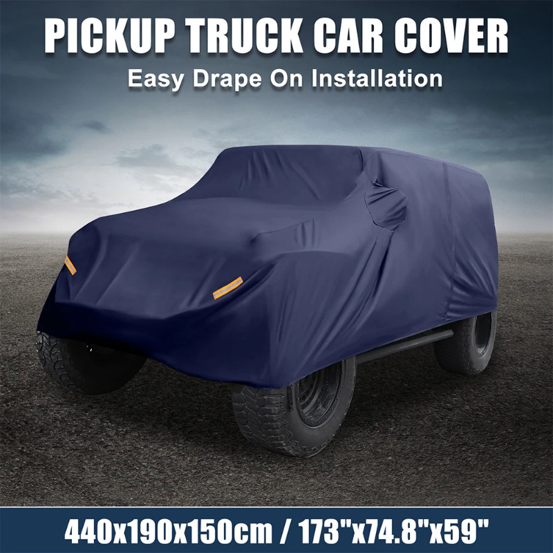 Uxcell Car Cover for Jeep Wrangler JK 2 4 Door 2007-2017 for JL 2018-2021 Outdoor Waterproof Sun Ra