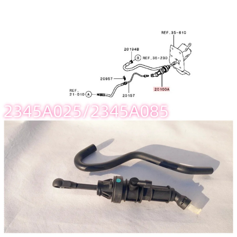 Clutch Master Cylinder Fit For Lancer Outlander Sport ASX 4B10 4B11 4B12 2345A025 2345A028 2345A085
