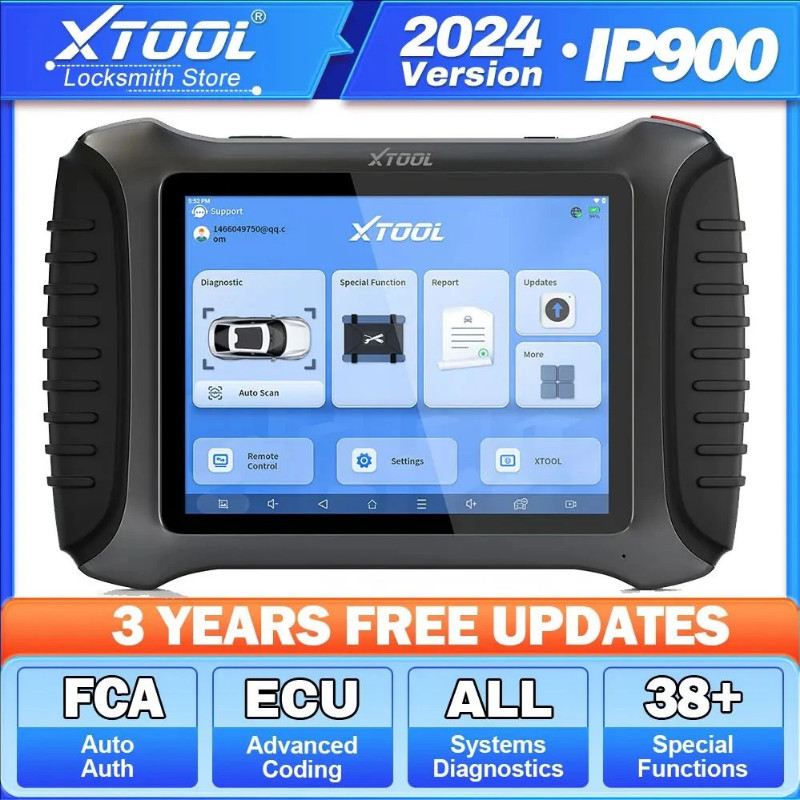 XTOOL InPlus IP900 Full System Car DiagnosticTools OBD2 ECU Coding Bidirectional Scanner 38+ Reset
