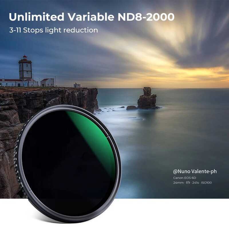 ▥ ตัวกรอง NANO D Series 82มม. Nd8-Nd2000 ND แนวคิด K & F