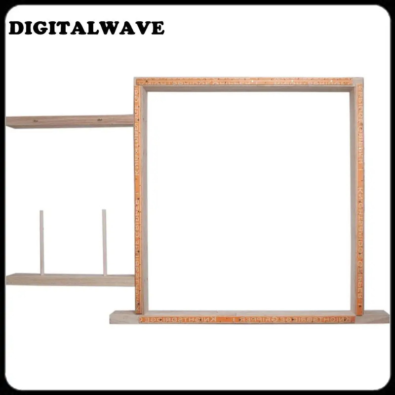 Wood Tufting Rug Making Frame for Use with Tufting Guns Tabletop Display Embroidery Frames DIY Tape