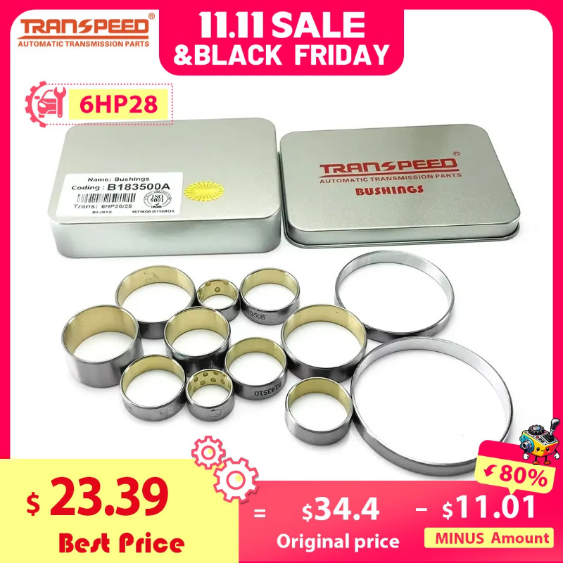 TRANSPEED 6HP28 Bushing Kit Auto Transmission Repair Kit Car Accessories 6HP26 6R80 For BMW Jaguar