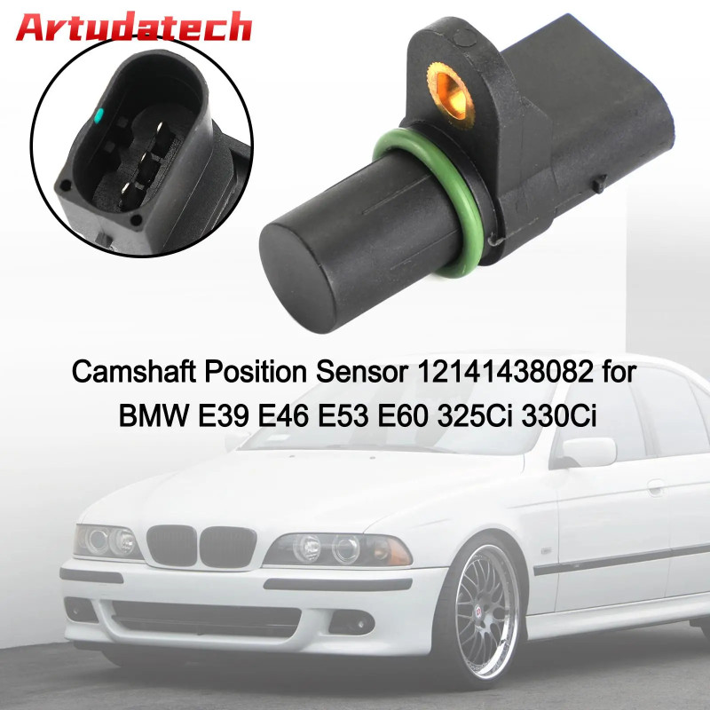 Artudatech Camshaft Position Sensor 12141438082 for BMW E39 E46 E53 E60 325Ci 330Ci Car Accessories