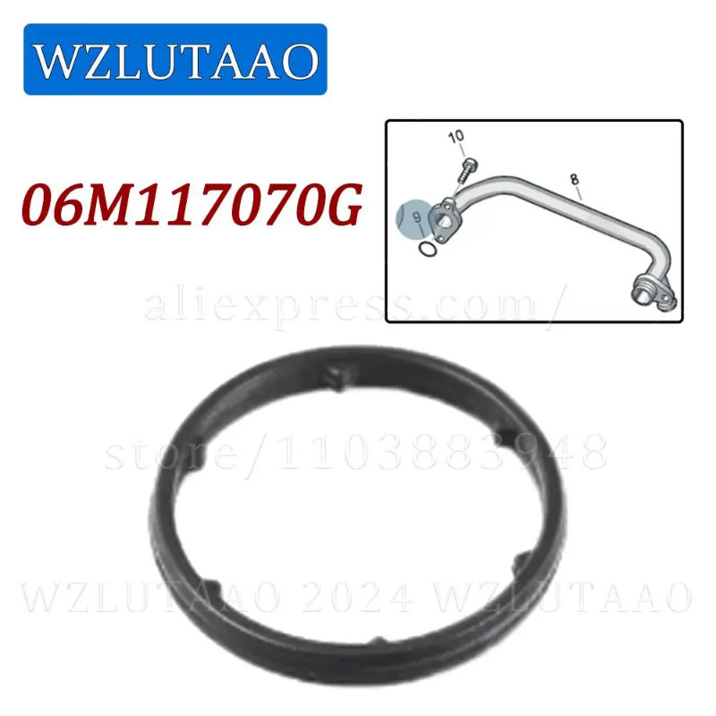 Engine Coolant Pipe Gasket For 06M121071L For Audi A4 A5 A6 A7 A8 Q5 Q7 Q8 VW Touareg Porsche Panam