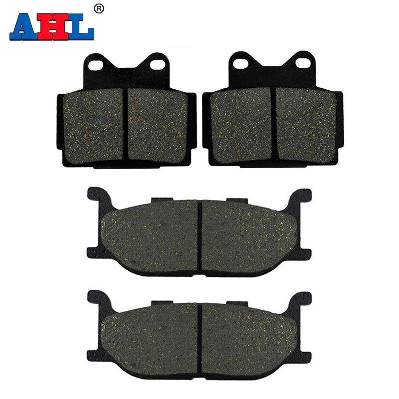 AHL Motorcycle Front and Rear Brake Pads for Yamaha XJ600 XJ600N XJ600S Diversion XJ 600 N S 1992 1