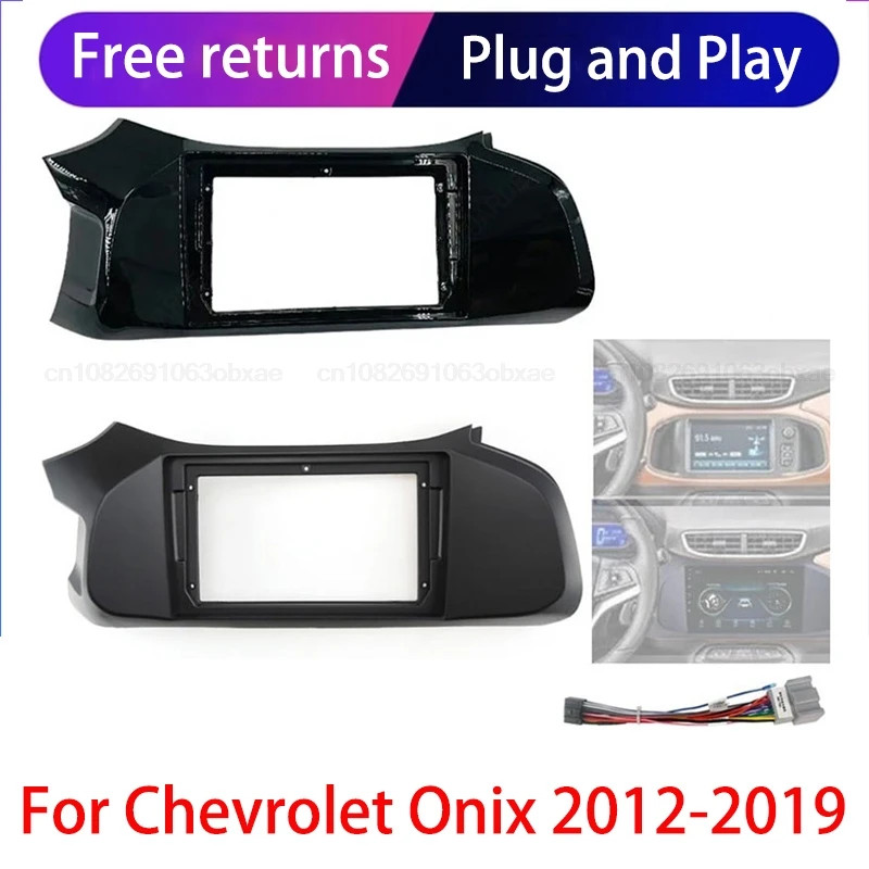 9" For Chevrolet Onix 2012-2019 Car Radio Fascias Android MP5 Stereo Player 2Din Head Unit Panel Da