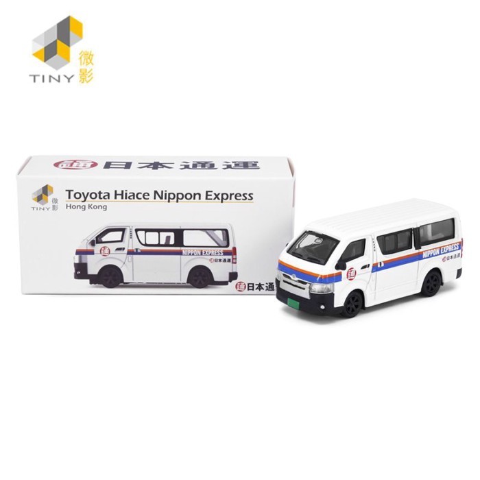 T Tiny Micro Shadow Car Model 1: 64 Hiace Hiace 300 รถบรรทุก Toyota Sea Lion Hiace Japan Express Jap