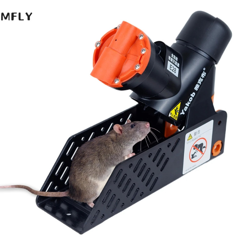 Smart Mouse Trap CO2 Humane Catcher, Pest Controller Kids/Pets Safe Rat Traps Capture for Warehouse