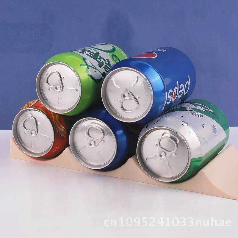 C Creative Modern Minimalist Wine Bottle Storage Rack For Household Plastic Beverage Refrigerator O