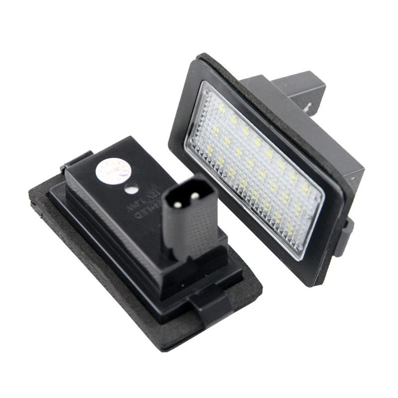 2 x LED License Number Plate Lamps OBC Error Free Light For BMW E38 7 Series 728i 730i 730d 740i 74