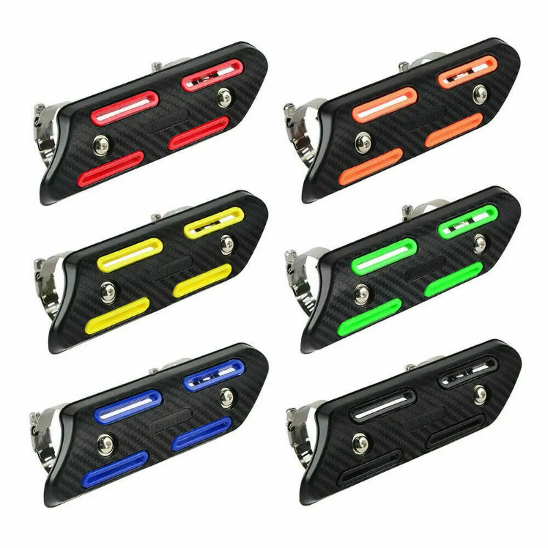 Exhaust Guard Muffler Pipe Heat Shield Protector Cover For SUZUKI RMZ250 RMZ400 RMZ450 RMZ 250 400