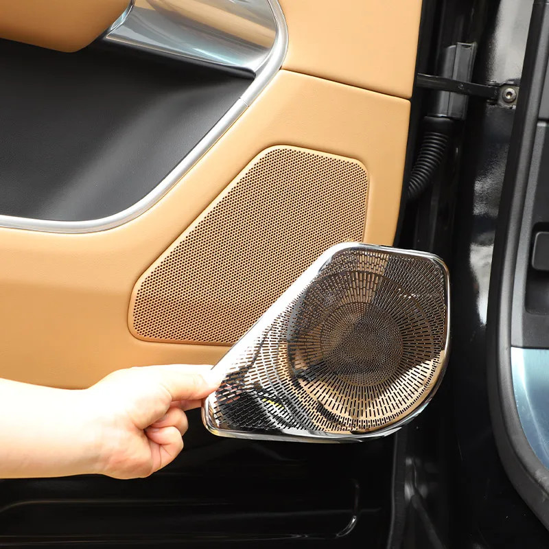 For Land Rover Range Rover Sport Vogue L460 2023 Stainless Steel Car Door Speaker Network Cover Dec