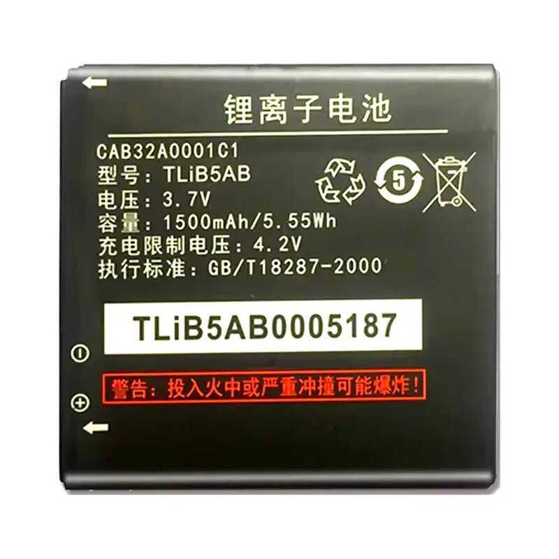 Battery TLiB5AB 1500mAh For Alcatel One Touch 6010 6010D 916 991 For Tcl A986 A980 S600 S500