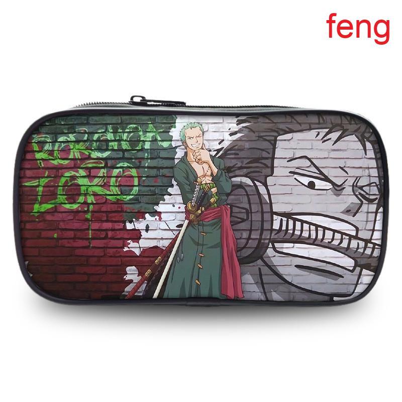 Series แฟชั่น Wano Zoro Luffy เครื่องเขียน Organizer นักเรียน