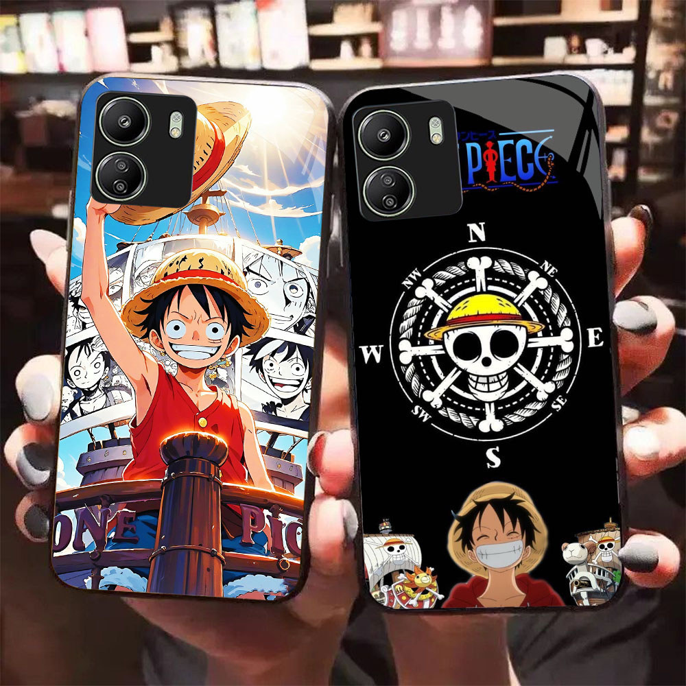 HK-63 One Piece ตัวอักษรแก้วสําหรับ Xiaomi Redmi หมายเหตุ Poco 13Pro Note13ProPlus 13C 13 C65 X6 A1 